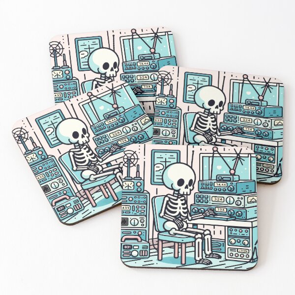 Item preview, Skeleton Amateur Radio Operator designed and sold by OniumEth.