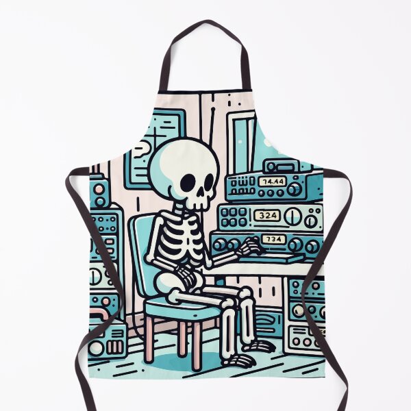 Item preview, Skeleton Amateur Radio Operator designed and sold by OniumEth.