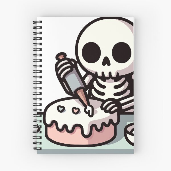 Item preview, Skeleton Baking a Cake designed and sold by OniumEth.