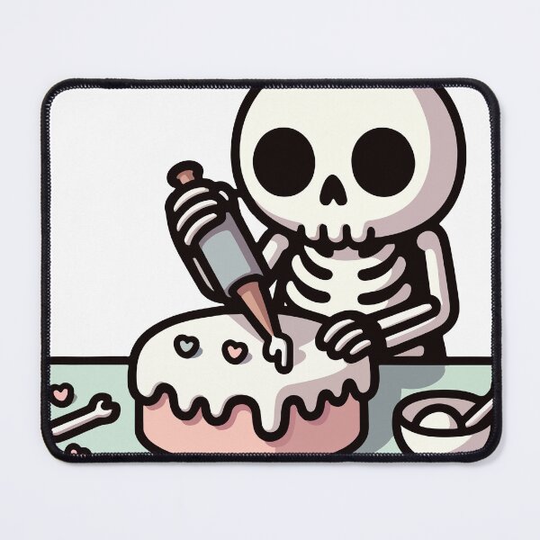 Item preview, Skeleton Baking a Cake designed and sold by OniumEth.