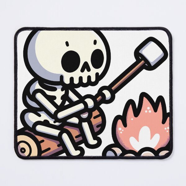 Item preview, Skeleton Roasting a Marshmellow designed and sold by OniumEth.