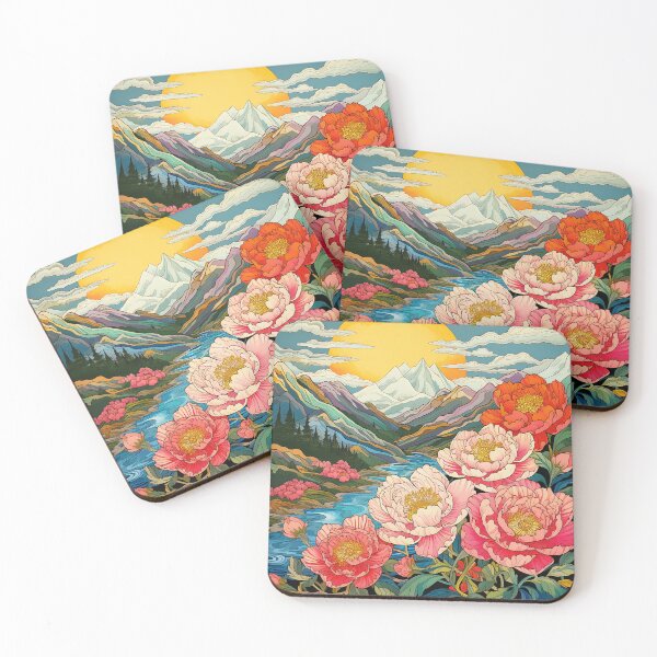 Item preview, Peonies in the valley designed and sold by StarlingsCrown.