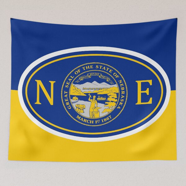 Item preview, NEBRASKA Flag Phone Cases & Other Products (2) designed and sold by mpodger.