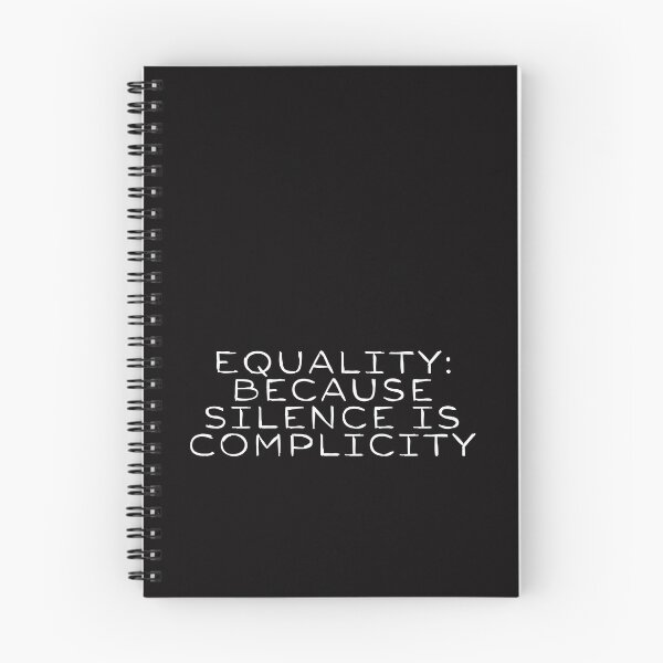 Item preview, Equality: Because Silence is Complicity designed and sold by SarcastiCrafts.