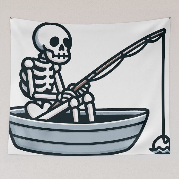 Item preview, Fishing Skeleton designed and sold by OniumEth.