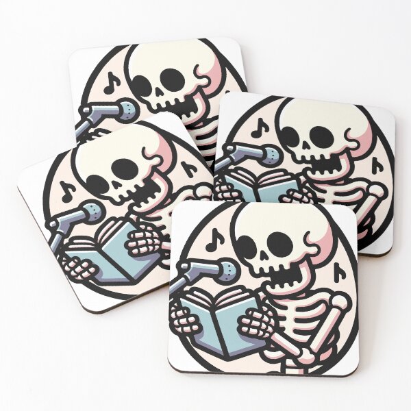 Item preview, Skeleton at a Poetry Slam designed and sold by OniumEth.