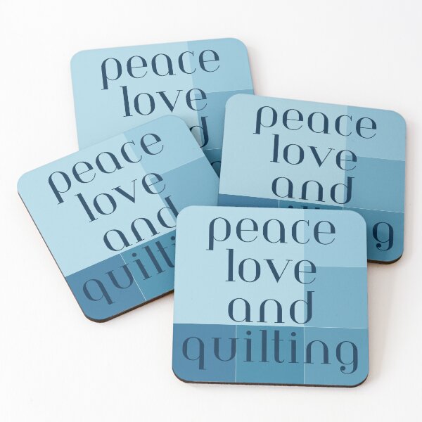 Item preview, Quilting, peace love and quilting - for the quilter designed and sold by NorthernSnappy.