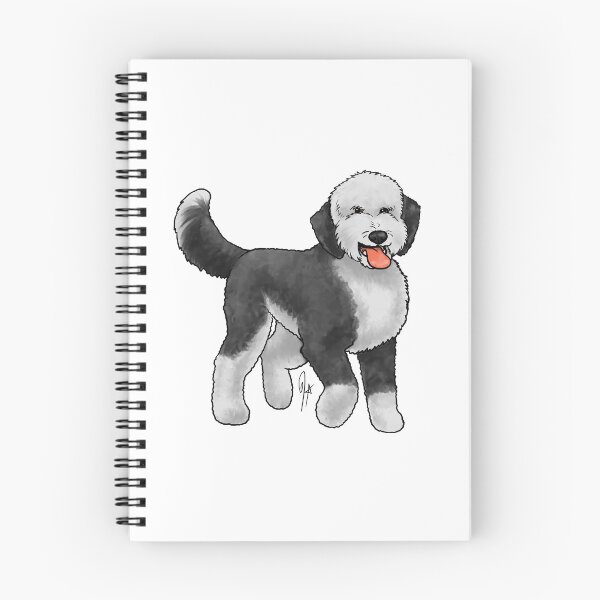 Item preview, Sheepadoodle - White and Black designed and sold by Jennifer Stolzer.