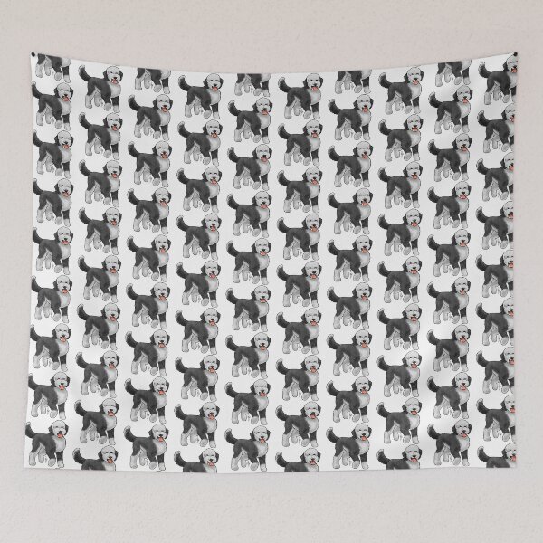 Item preview, Sheepadoodle - White and Black designed and sold by Jennifer Stolzer.