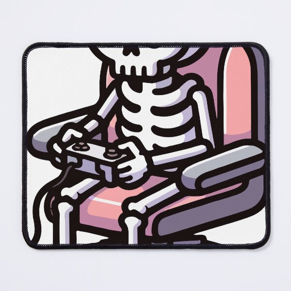 Item preview, Skeleton Playing Video Games designed and sold by OniumEth.
