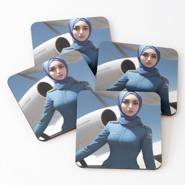 Artikelvorschau, Wunderschöner Hijabi-Pilot entworfen und verkauft von AnimeAero.