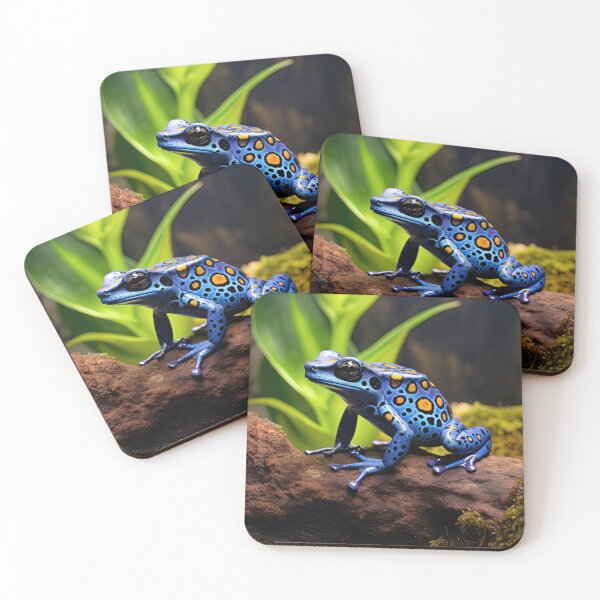 Item preview, Blue and Yellow Poiston Dart Frog designed and sold by Elisabeth Lucas.
