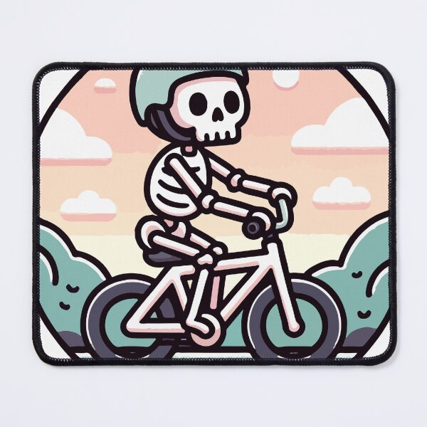 Item preview, Skeleton Riding a Bike designed and sold by OniumEth.