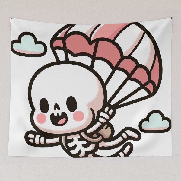 Item preview, Skydiving Skeleton designed and sold by OniumEth.