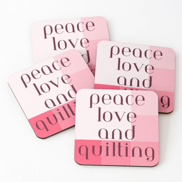 Item preview, Quilting, peace love and quilting - for the quilter designed and sold by NorthernSnappy.