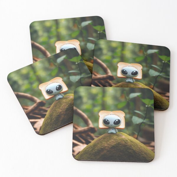 Item preview, lindo extraterrestre con tostadas designed and sold by stylesynthesis.