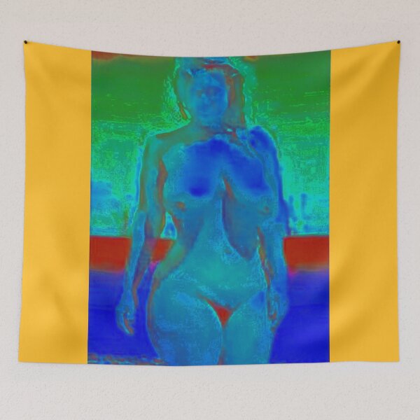 Item preview, Female nude, semi-abstract digital painting designed and sold by pulchritude560.