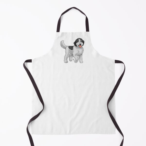 Item preview, Sheepadoodle - White and Black Mask designed and sold by Jennifer Stolzer.