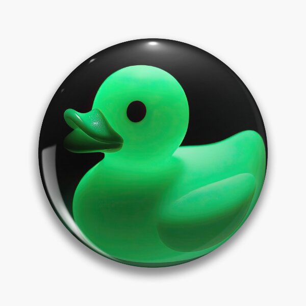 Item preview, Programmer's glow in the dark rubber ducky designed and sold by stylesynthesis.