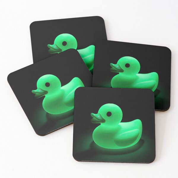 Item preview, Programmer's glow in the dark rubber ducky designed and sold by stylesynthesis.