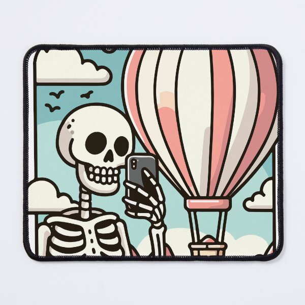 Item preview, Skeleton with a Hot Air Balloon designed and sold by OniumEth.