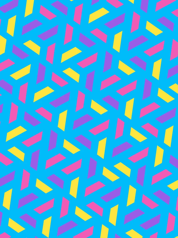 Thumbnail 4 of 4, iPhone Case, Colorful Geometric Pattern designed and sold by Patternliss.
