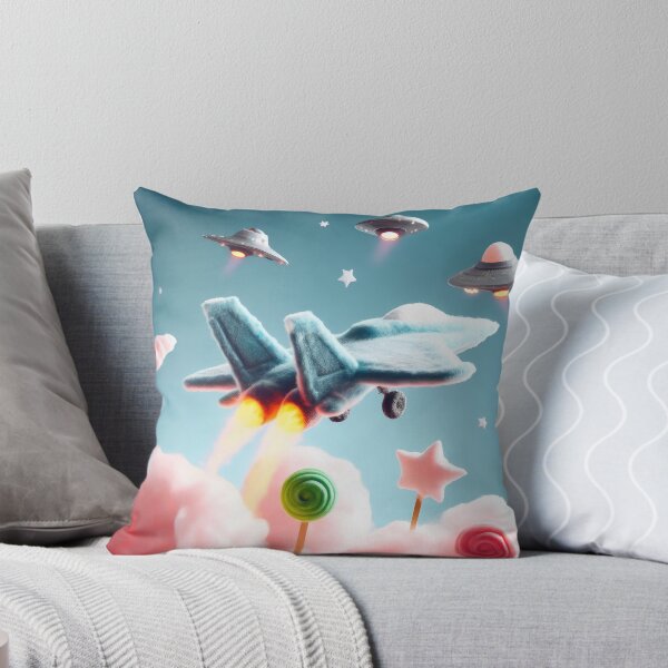 Artikelvorschau, Zuckerwatte-Jet, der gegen Ufos kämpft entworfen und verkauft von stylesynthesis.