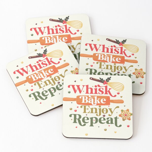 Item preview, Happy Holidays 29 The Recipe for Fun Whisk, Bake, Enjoy, Repeat designed and sold by amahechoamano.