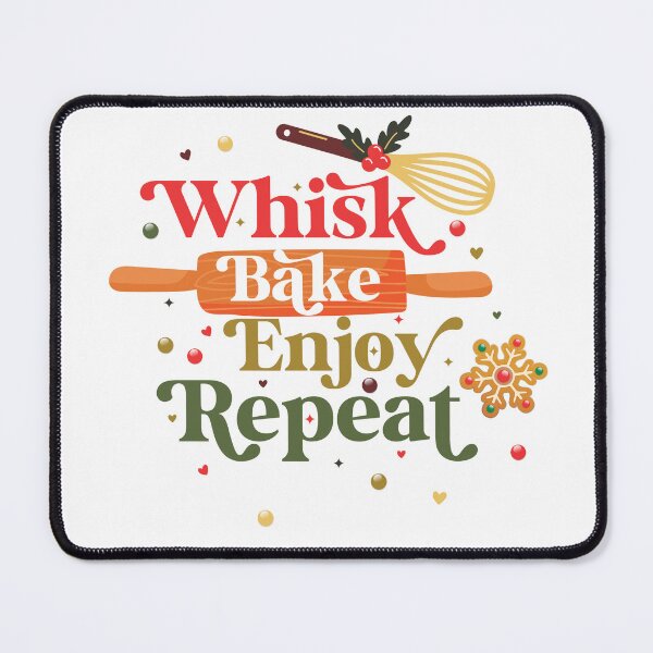 Item preview, Happy Holidays 29 The Recipe for Fun Whisk, Bake, Enjoy, Repeat designed and sold by amahechoamano.