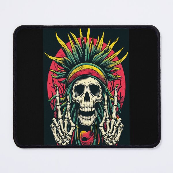 Item preview, Skull With Dreads Still Rocking designed and sold by DzinesByEarle.