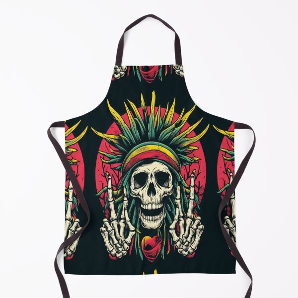Item preview, Skull With Dreads Still Rocking designed and sold by DzinesByEarle.