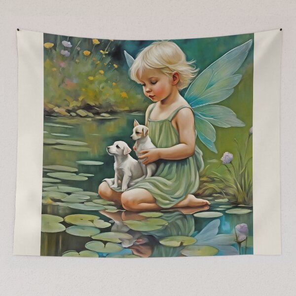 Item preview, Maeve- Fairy with Two Friends designed and sold by FaerieFusion.