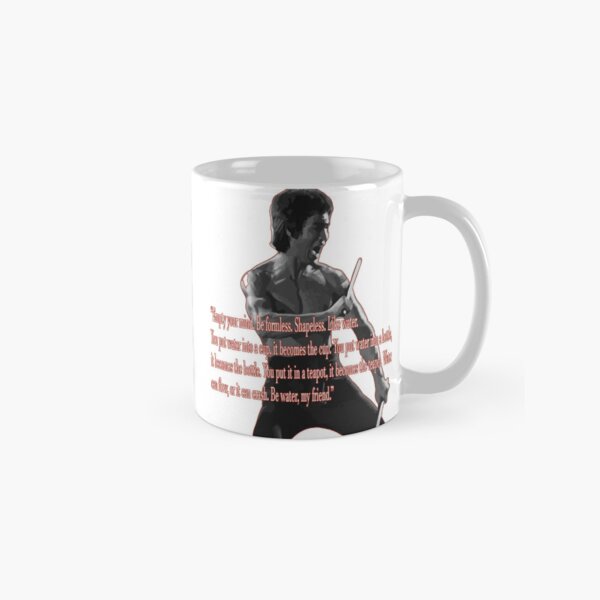 Lee "Be Like Water" Quote Classic Mug