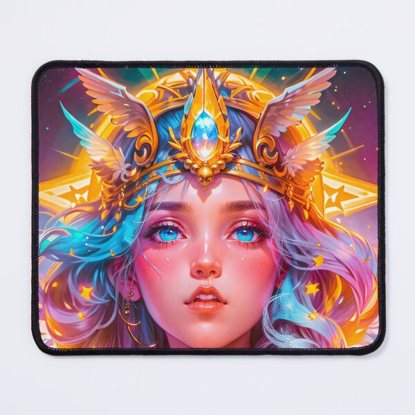 Item preview, Mystical Goddess Stars Woman Anime Digital Art designed and sold by YabaiArts.