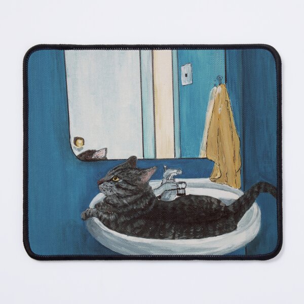 Item preview, Cat in a Sink designed and sold by gracefullizard.