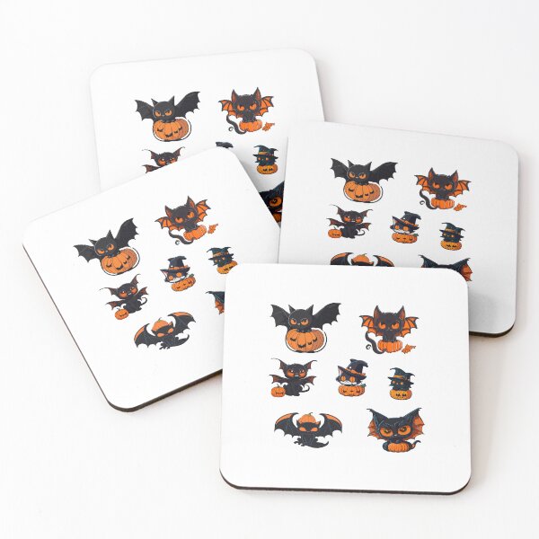 Item preview, Halloween Bats Figures Sticker Pack designed and sold by AlejaJorgeShop.