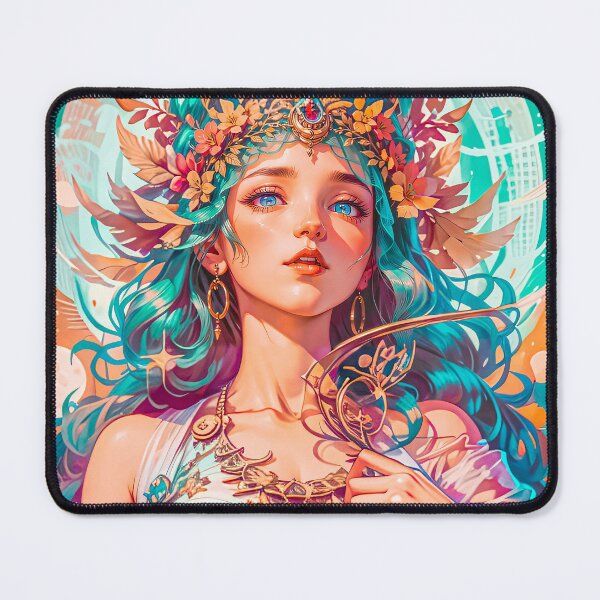 Item preview, Mystical Goddess Stars Woman Anime Digital Art designed and sold by YabaiArts.
