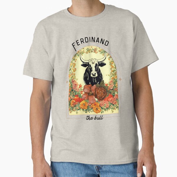 Item preview, Ferdinand the Bull Floral designed and sold by stargazerhill.