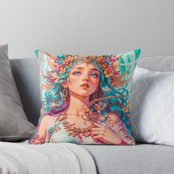 Item preview, Mystical Goddess Stars Woman Anime Digital Art designed and sold by YabaiArts.