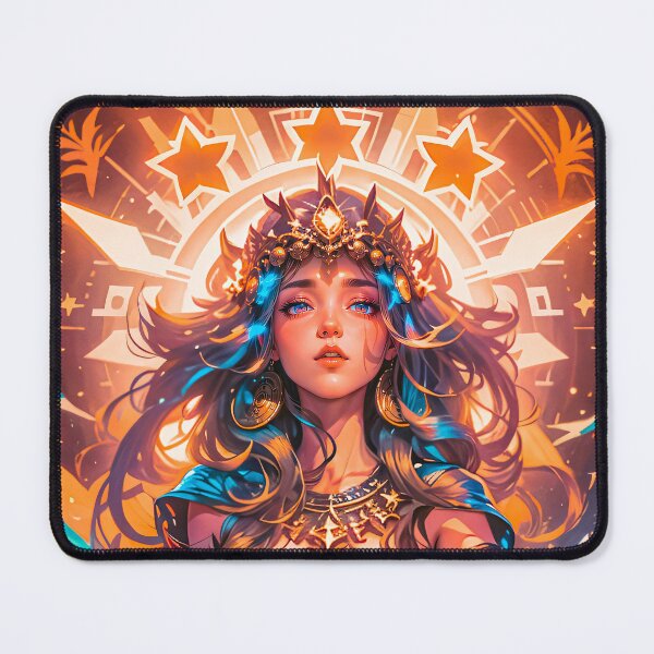 Item preview, Mystical Goddess Stars Woman Anime Digital Art designed and sold by YabaiArts.