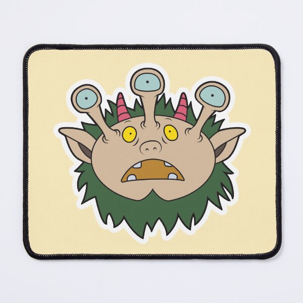 Item preview, MUNSTA - Surprised Brown Monster designed and sold by OWLSTANDING.
