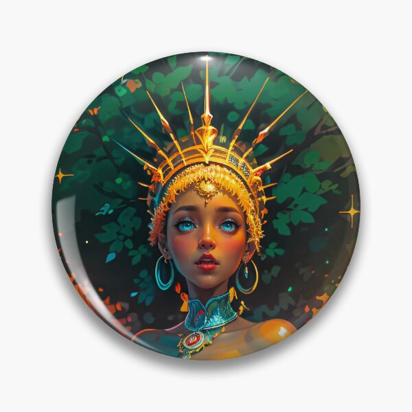 Item preview, Mystical Goddess Nature Woman Anime Digital Art designed and sold by YabaiArts.