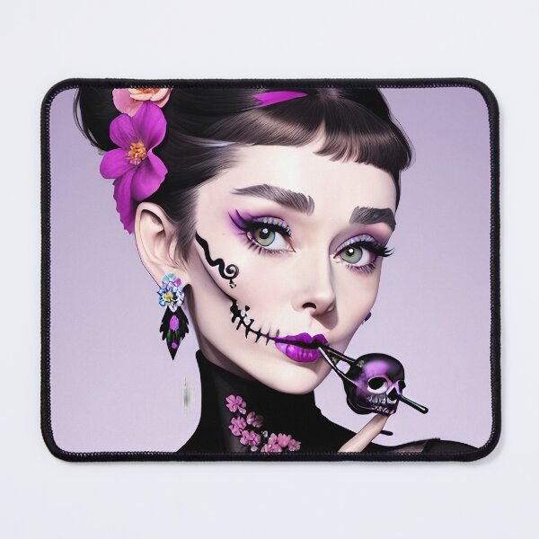 Item preview, Audrey Hepburn sugar skull Halloween special 6 designed and sold by AnimeAero.