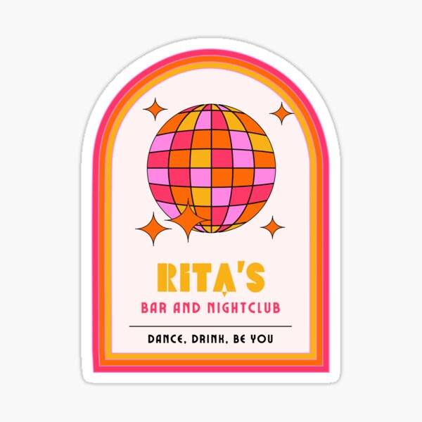 Item preview, Rita's Tavern ACOTAR Sticker designed and sold by pinespice.