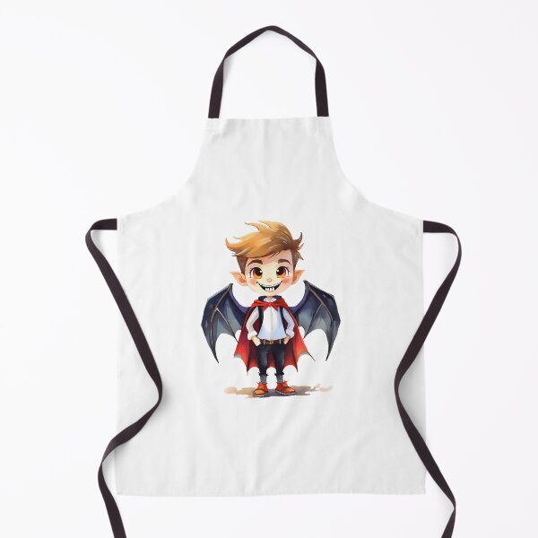 Item preview, Cartoon Character with Bat Wings and Red Cape designed and sold by CreativewithArt.