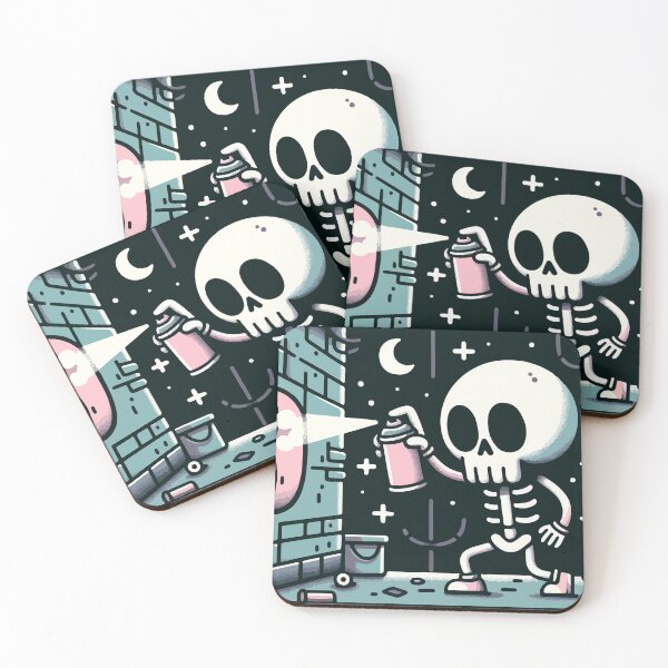 Item preview, Skeleton Street Art designed and sold by OniumEth.