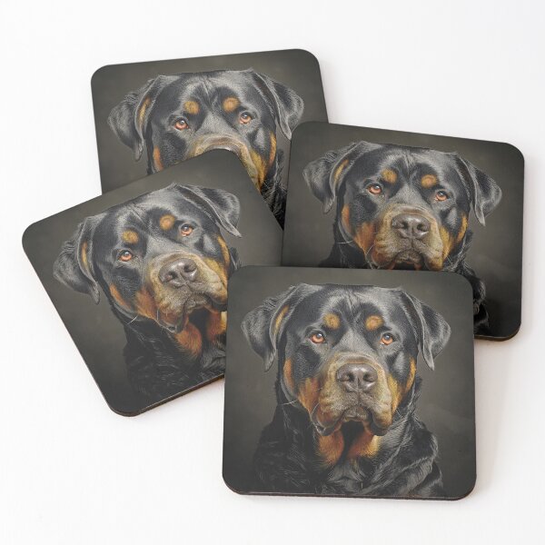 Item preview, Rottweiler Portrait 01 designed and sold by Elisabeth Lucas.