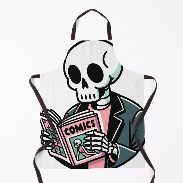 Item preview, Skeleton Reading a Comic Book designed and sold by OniumEth.