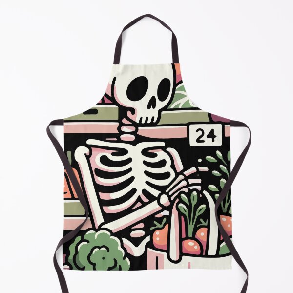 Item preview, Skeleton at a Farmers Market designed and sold by OniumEth.