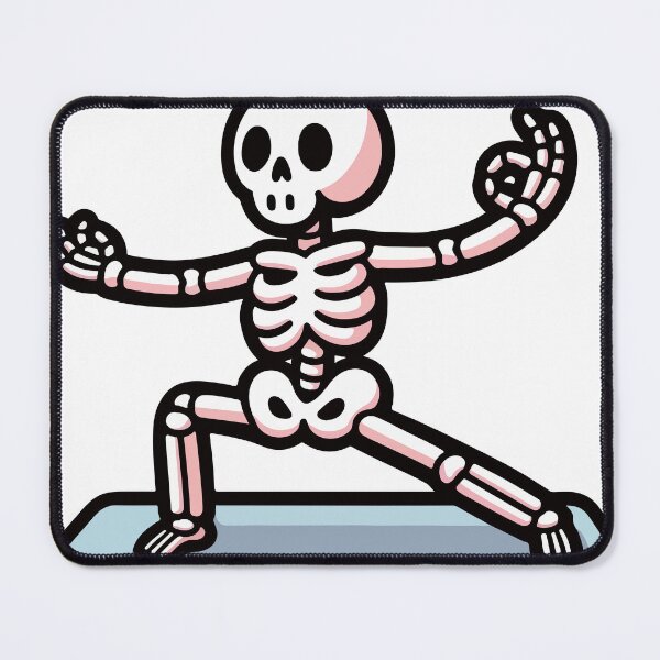 Item preview, Skeleton doing Yoga designed and sold by OniumEth.